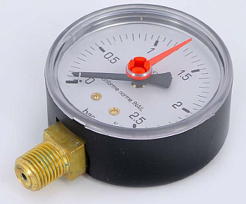 Манометр рад. 63/25(1/4" 25 бар) EMMETI